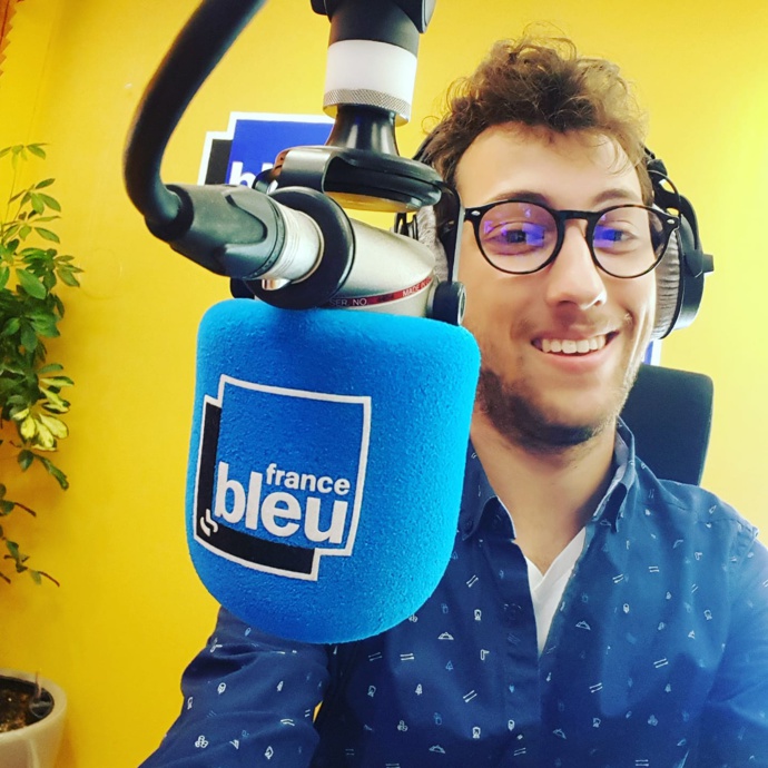 L'animateur Rémy Farré sur France Bleu Roussillon