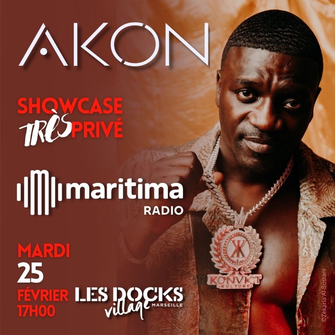 Akon en showcase privé avec Maritima Radio et Sweet FM