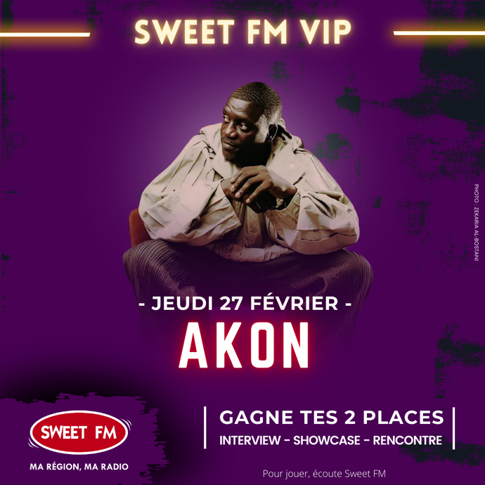 Akon en showcase privé avec Maritima Radio et Sweet FM